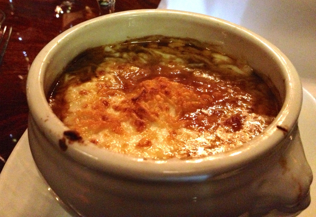 French Onion Soup at Bistro Provence in Burbank, CA